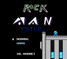Rockman Exile Title Screen